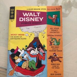 Walt Disney Comics Digest - Yellow & Orange Cover